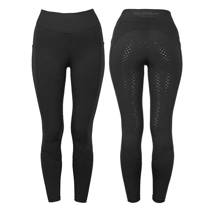 Equestrian Stockholm ridetights "Dressage movement black edition" - sort