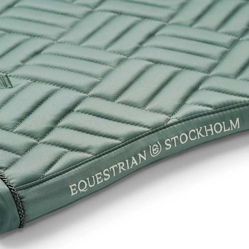 Equestrian stockholm underlag - modern mint green fra toppen