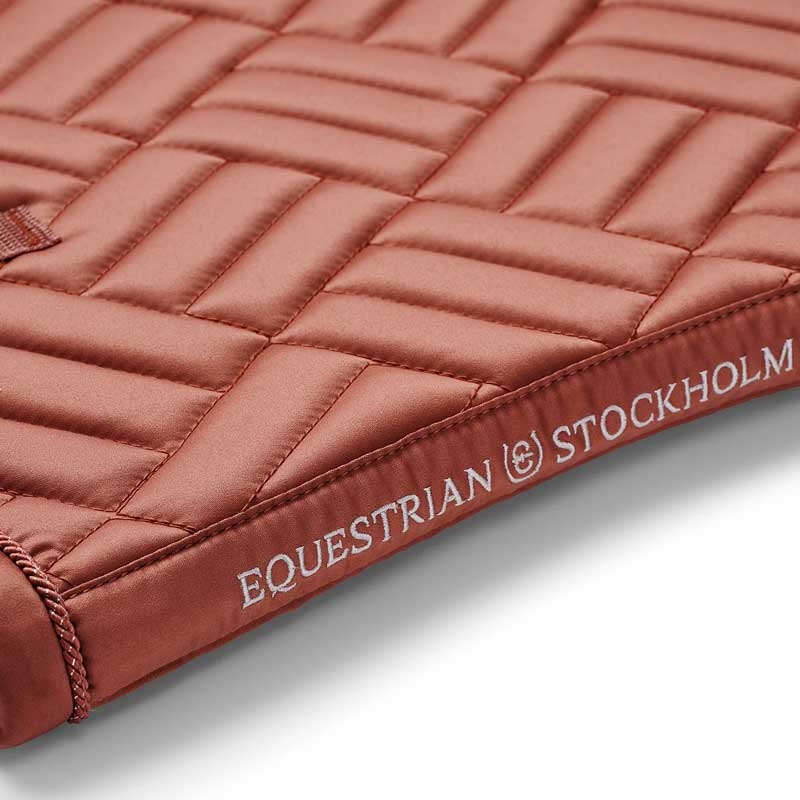 Equestrian Stockholm underlag "Modern Coral" oppefra