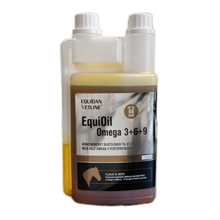 EquiOil hørfrøolie omega 3+6+9 - 1 liter