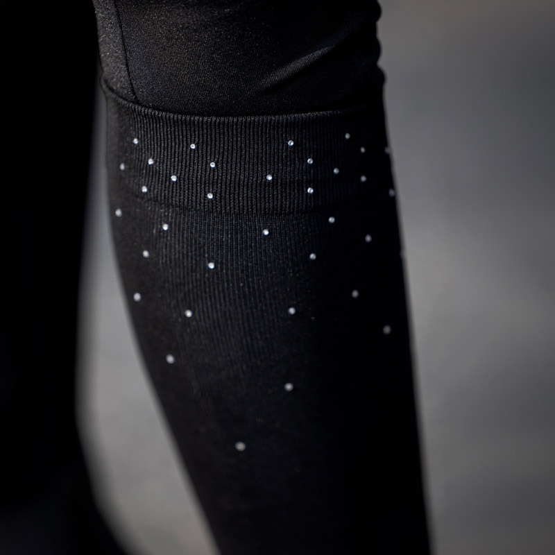 Equipage ridestrømper "Rhinestone" - sort