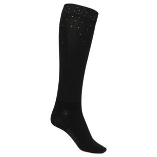 Equipage ridestrømper "Rhinestone" - sort