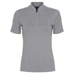 Equipage kortærmet ridebluse Awesome Grey melange