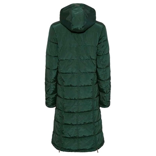 Equipage jakke "Candice" i mørkegrøn set bagfra