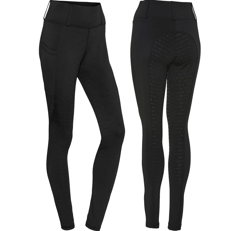 Equipage tights ridebukser "Kendra" - sort