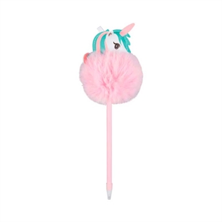 Equipage kuglepen "Unicorn Pom Pom" - pink fairytale