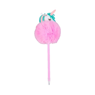 Equipage kuglepen "Unicorn Pom Pom" - lilla