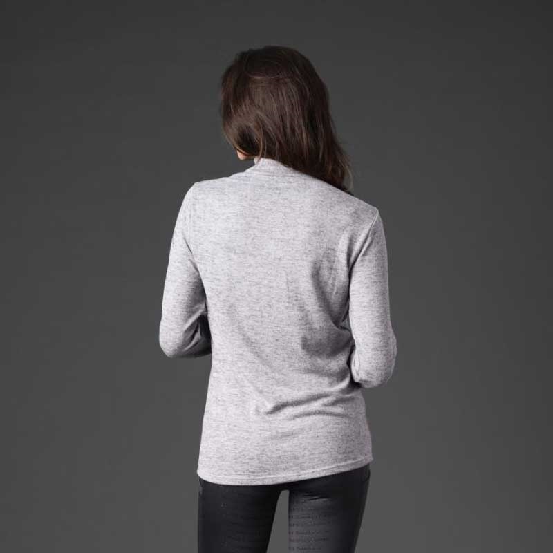 Equipage bluse LS HZ "Stacey" - Asphalt på rytter bagfra
