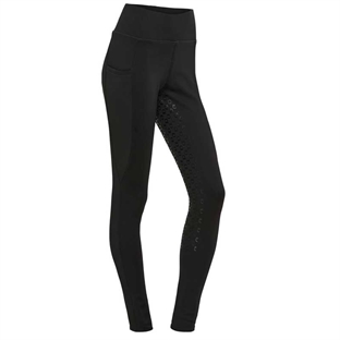 Equipage vinter ridetights "Safina" m. fuldgrip - sort frofra