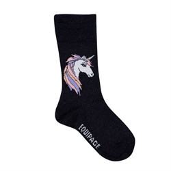 Equipage Kids Glitter Strømper Unicorn - Navy