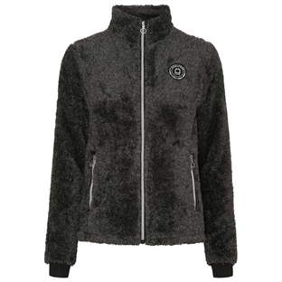 Equipage zip cardigan "Vinnie" - Sort forfra