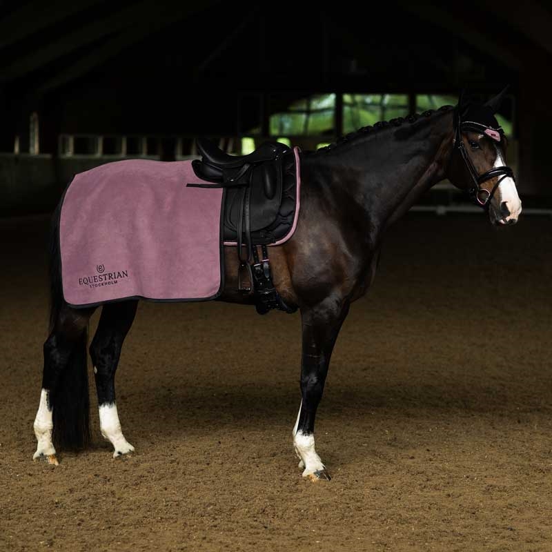 Equestrian Stockholm lændedækken "Heavy Fleece" - Blush