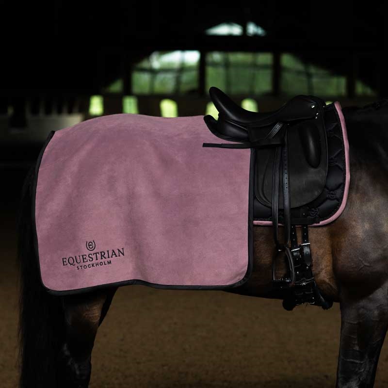 Equestrian Stockholm lændedækken "Heavy Fleece" - Blush