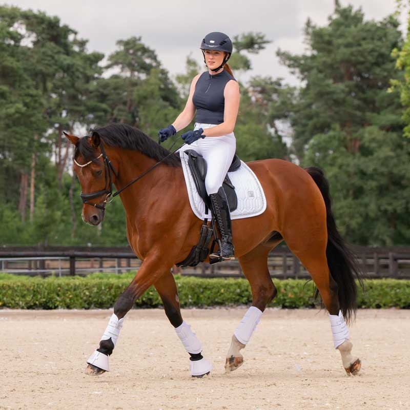 Eskadron underlag "Softshell Jewel" - hvid