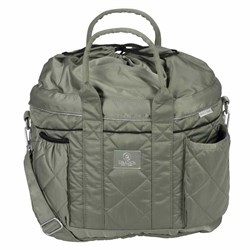 Strigletaske fra Eskadron "Glossy quilte" i grøn