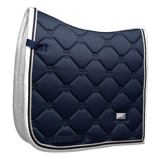 Equestrian Stockholm underlag "Midnight Blue White Edge"