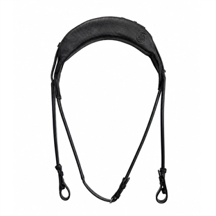 Finesse nakkestykke til rundsyet 2.0 trense - sort/sølv