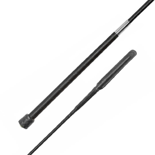 Fleck dressurpisk "Dressage Deluxe" - sort