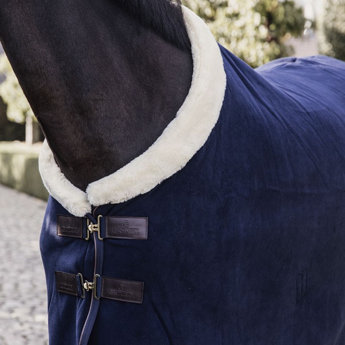 Kentucky dækken "Fleece Show Rug Heavy" - navy