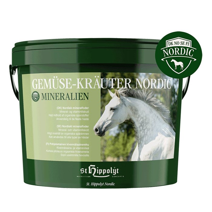 St. Hippolyt Gemüse Kraüter Nordic Mineralen 10 kg. i spand