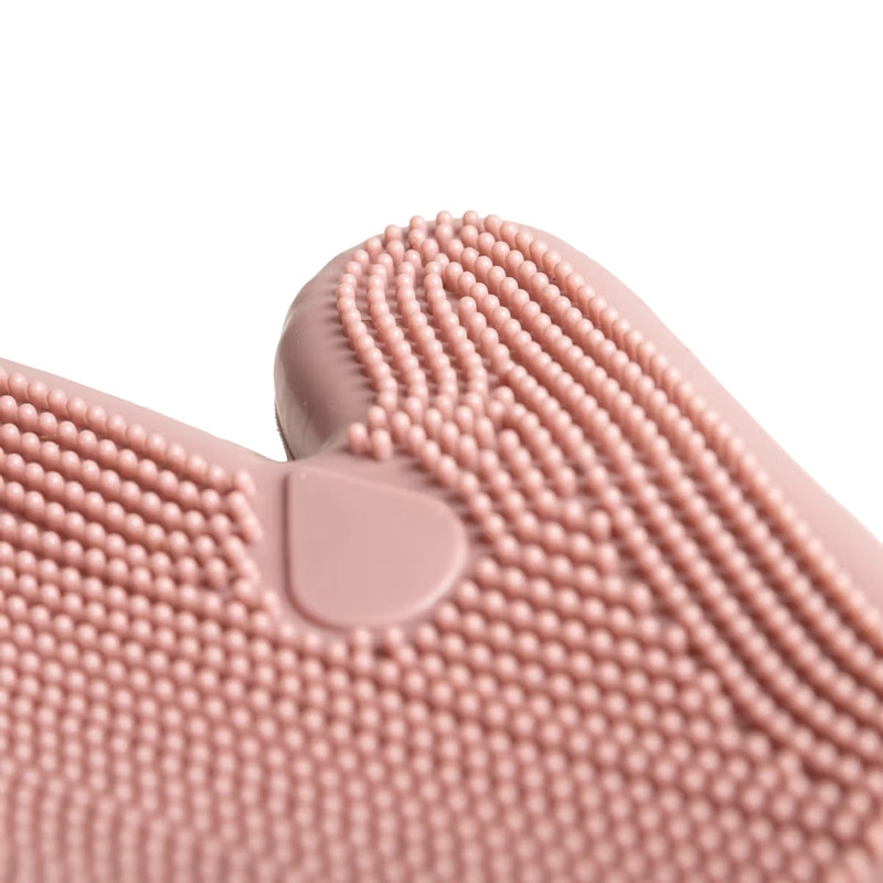 Grooming Deluxe striglehandske "Rubber Grooming Glove"- Old Rose 