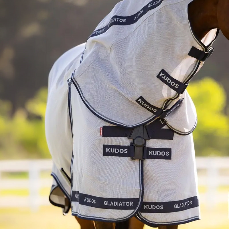 LeMieux insektdækken \'\'Kudos Gladiator Fly Rug" - grå