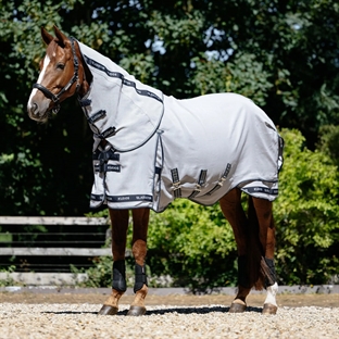 LeMieux insektdækken ''Kudos Gladiator Fly Rug" - grå