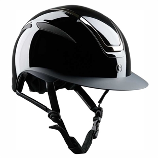 Equipage mips ridehjelm "Guardian Plain" - glossy sort