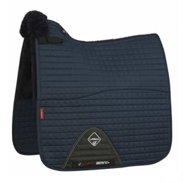 LeMieux Dressage "Merino+ Half Lined" Cotton underlag - navy