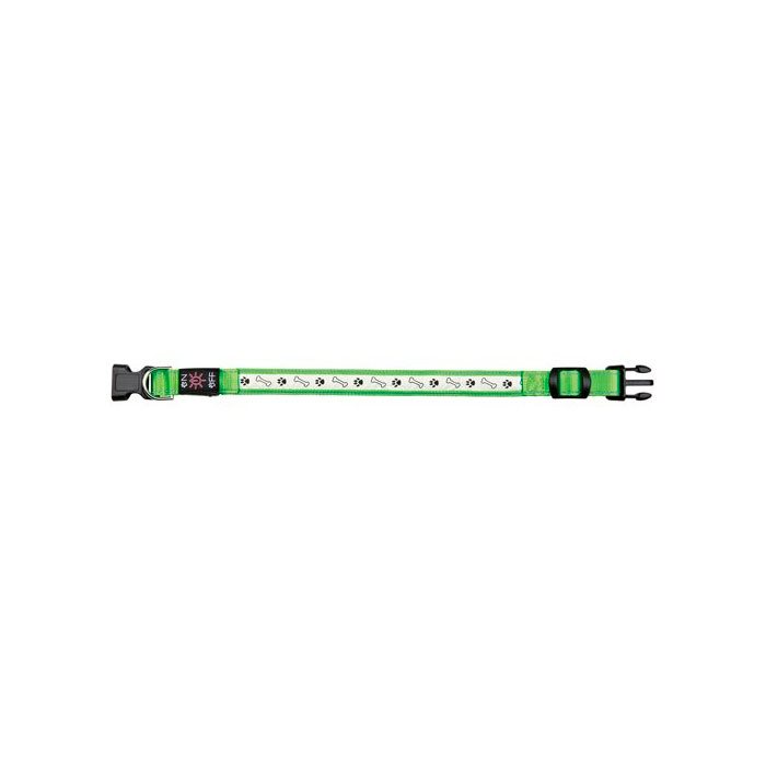 Usb flash lyshalsbånd grøn - M/L 40-50CM
