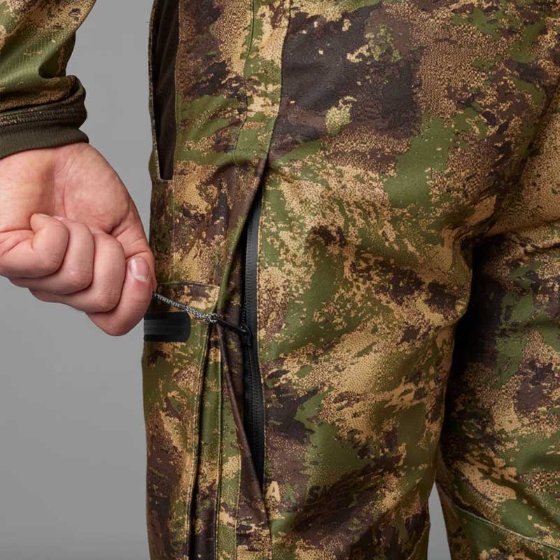 Harkila deer stalker camo HWS bukser tæt på lomme på bukseben