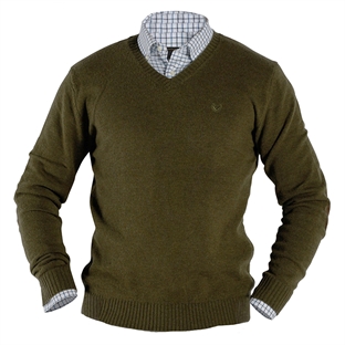 Haunter Fause pullover, Forest green