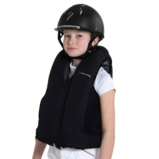 Helite Airbag sikkerhedsvest \'\'Zip\'In 2 Junior\'\' - sort