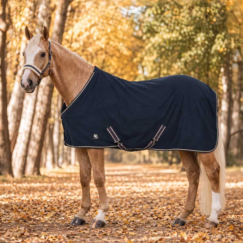 HorseGuard fleecedækken - navy AI