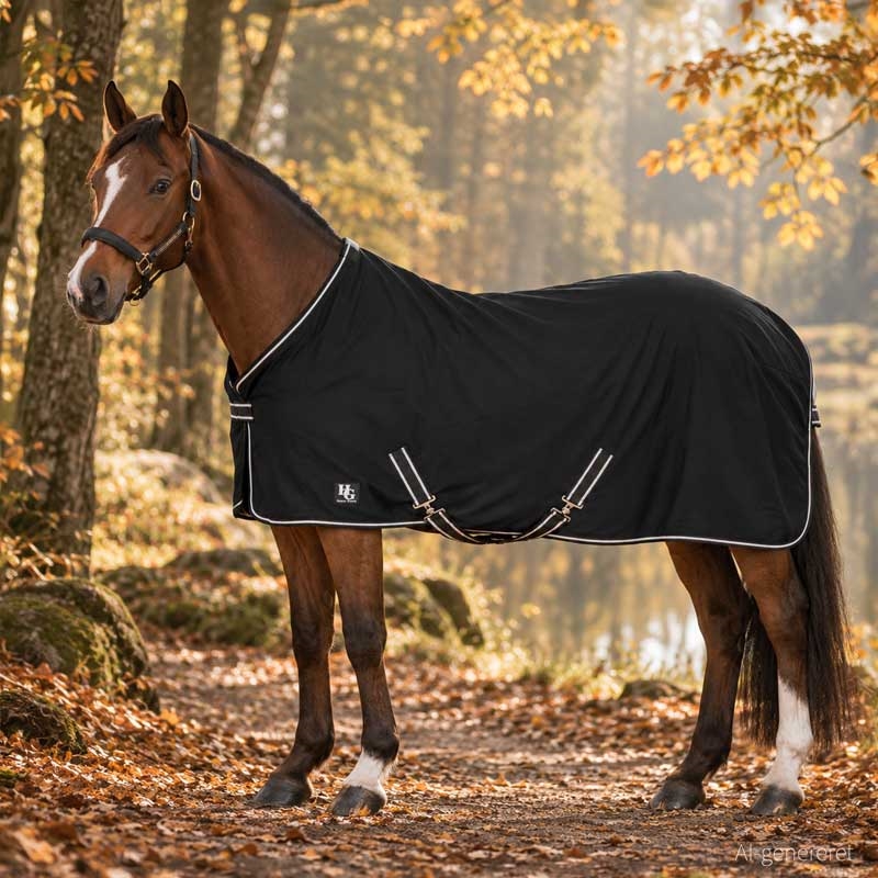 HorseGuard fleecedækken - sort AI