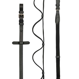 HorseGuard tøjler "Loop Reins" - sort