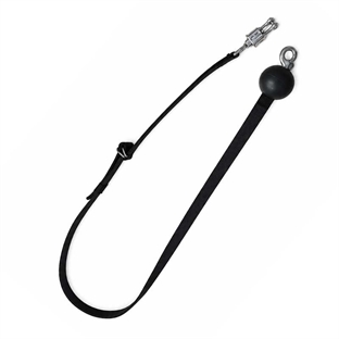 HorseGuard opbindingsstrop m. gummibold - sort 