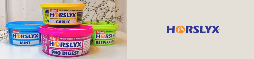 Horslyx Banner - Mini, Mint, Garlic, Pro Digest, Respiratory