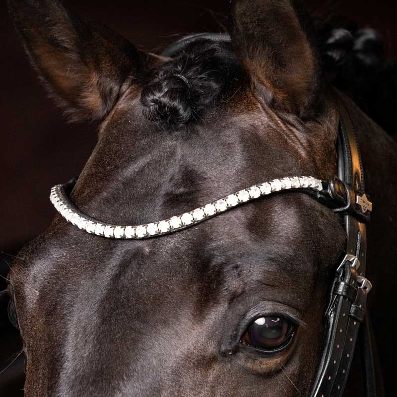 Lemieux pandebånd "Ice Crystal" sort/sølv