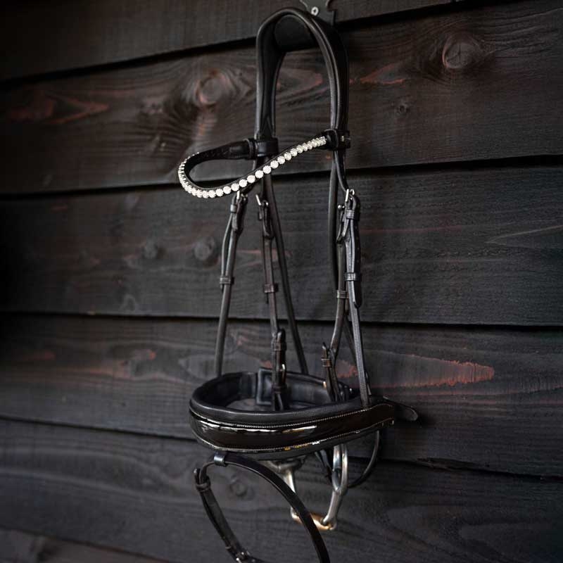 Lemieux pandebånd "Ice Crystal" sort/sølv