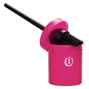 Imperial Riding hovpensel med bøtte - neon pink