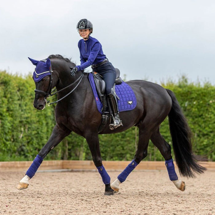 LeMieux Loire Polo fleecebandager - ink blue