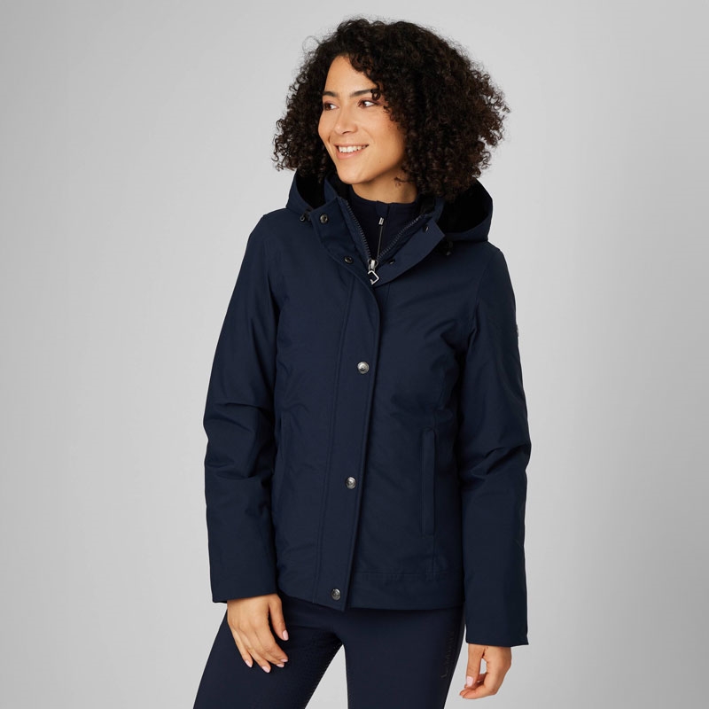 LeMieux kort ridejakke "Laura Waterproof" - navy