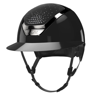 KASK Star Lady Pure Shine - Black m. Passage Crystals/Crystal Shade