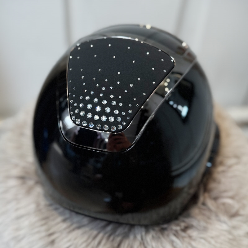 KASK Star Lady Pure Shine - Black m. Passage Crystals/Crystal Shade