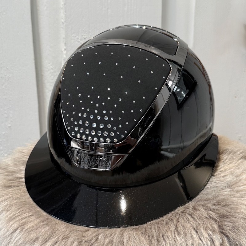 KASK Star Lady Pure Shine - Black m. Passage Crystals/Crystal Shade