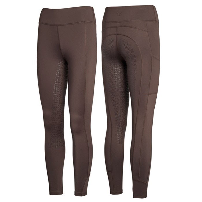 Kingsland ridetights "Kattie" W F-Tec4 F-Grip - Brown Chocolate Tort