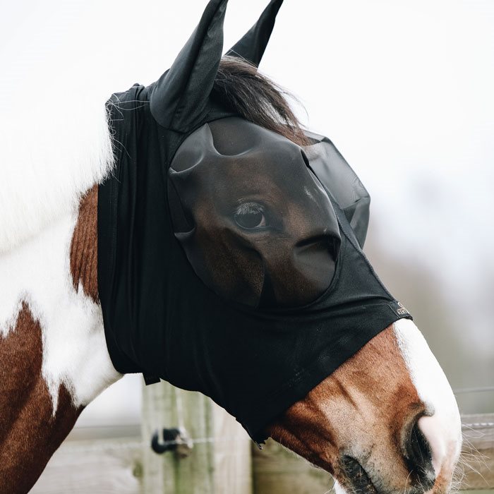 Kentucky fluemaske Slim Fit - elastisk fluemaske med to øjenmasker 