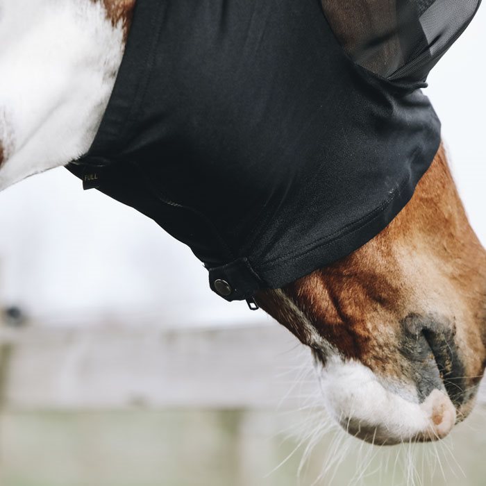 Kentucky fluemaske Slim Fit - elastisk fluemaske med to øjenmasker 