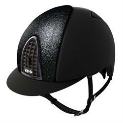 KEP Cromo ridehjelm - Textile black, Black Star